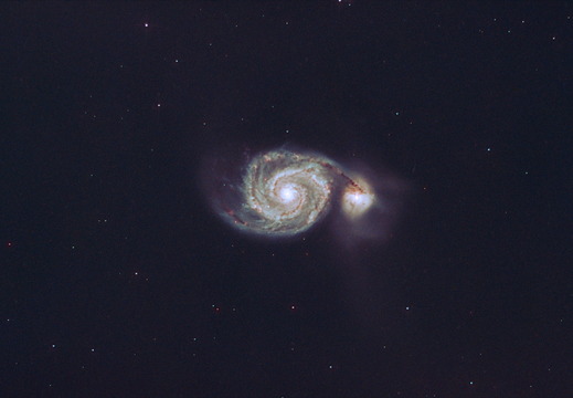 M51/NGC5194 Whirlpool galaxy